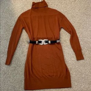 Long sleeve sweater dress